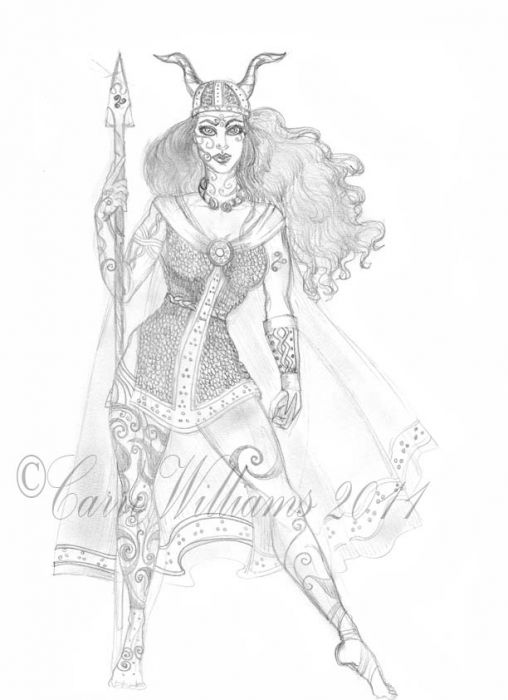 Celtic Warrior Princess by Carri Williams